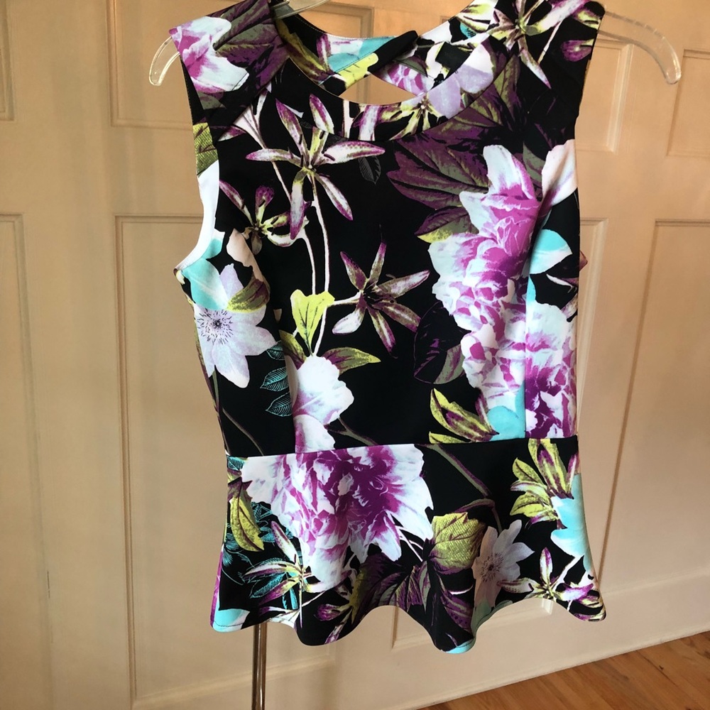Pattern Tank Top Blouse